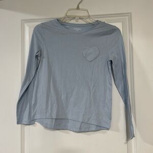 Girl’s Old Navy Long Sleeve Shirt. Light Blue. Size. 10-12.